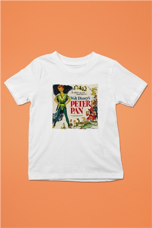 Peter Pan Beyaz Unisex Çocuk Tişört