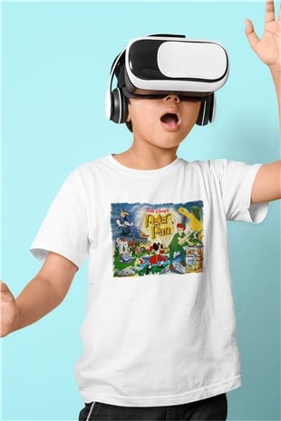 Peter Pan Beyaz Unisex Çocuk Tişört