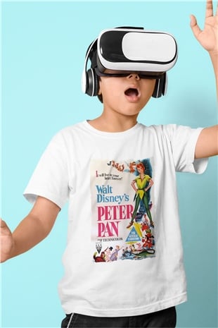 Peter Pan Beyaz Unisex Çocuk Tişört