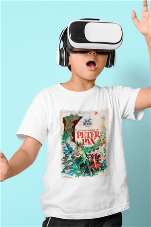 Peter Pan Beyaz Unisex Çocuk Tişört