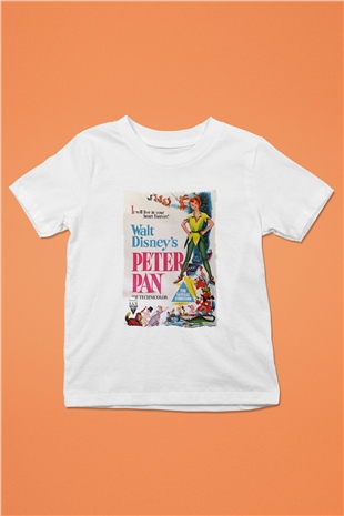 Peter Pan Beyaz Unisex Çocuk Tişört