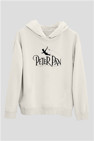 Peter Pan Beyaz Unisex Hoodie