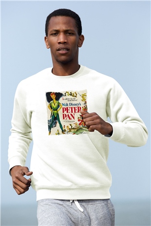 Peter Pan Beyaz Unisex Sweatshirt