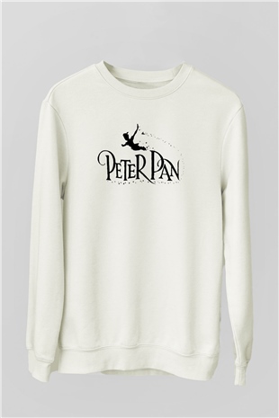 Peter Pan Beyaz Unisex Sweatshirt