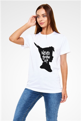 Peter Pan Beyaz Unisex Tişört T-Shirt