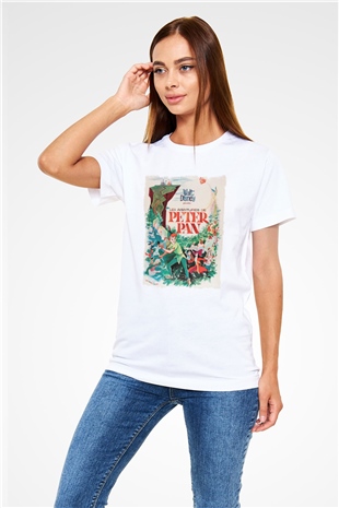 Peter Pan Beyaz Unisex Tişört T-Shirt
