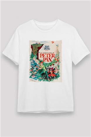 Peter Pan Beyaz Unisex Tişört T-Shirt
