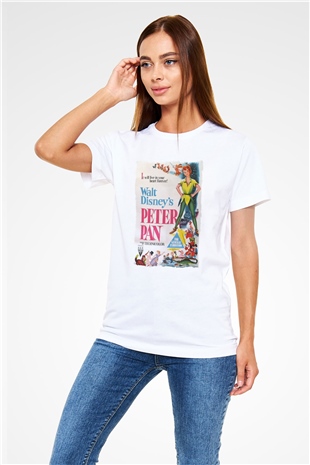 Peter Pan Beyaz Unisex Tişört T-Shirt