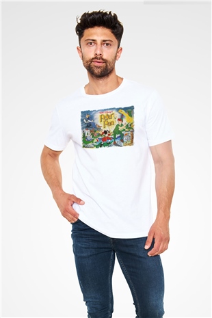 Peter Pan Beyaz Unisex Tişört T-Shirt