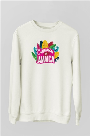 Peter Tosh Beyaz Unisex Sweatshirt