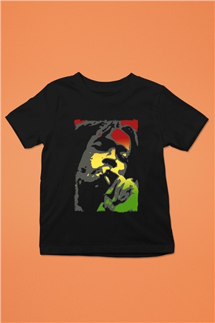 Peter Tosh Siyah Unisex Çocuk Tişört