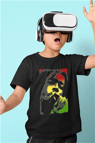 Peter Tosh Siyah Unisex Çocuk Tişört