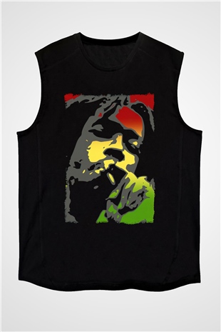 Peter Tosh Siyah Unisex Kolsuz Tişört