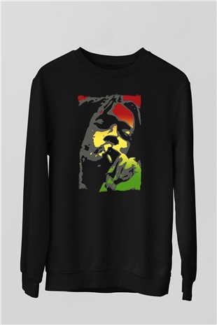 Peter Tosh Siyah Unisex Sweatshirt