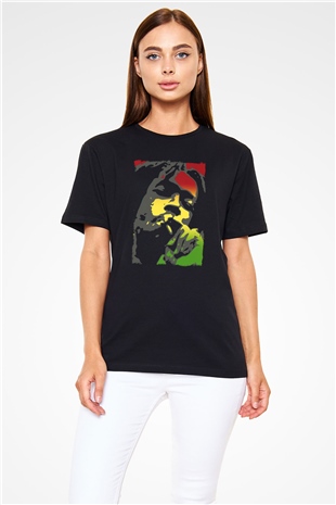 Peter Tosh Siyah Unisex Tişört T-Shirt - TişörtFabrikası