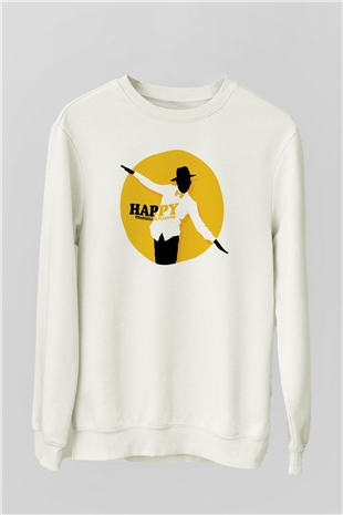 Pharrel Williams Beyaz Unisex Sweatshirt