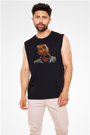 Pharrel Williams Siyah Unisex Kolsuz Tişört