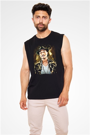 Pharrel Williams Siyah Unisex Kolsuz Tişört