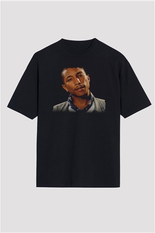 Pharrel Williams Siyah Oversize Tişört Oversize T-shirt - TişörtFabrikası