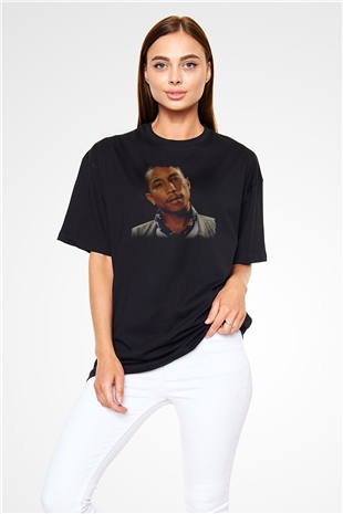 Pharrel Williams Siyah Oversize Tişört Oversize T-shirt - TişörtFabrikası