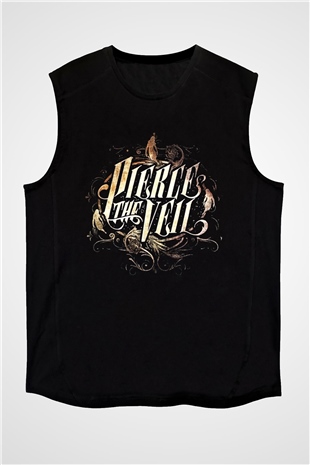 Pierce the Veil Siyah Unisex Kolsuz Tişört