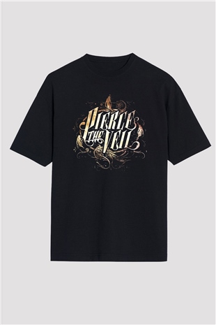 Pierce the Veil Siyah Unisex Oversize Tişört T-Shirt