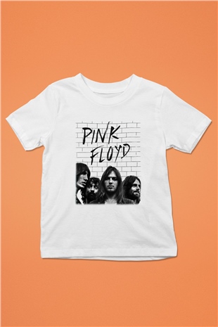 Pink Floyd Baskılı Beyaz Unisex Çocuk Tişört