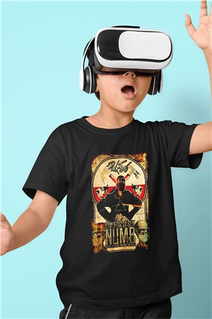 Pink Floyd Baskılı Siyah Unisex Çocuk Tişört