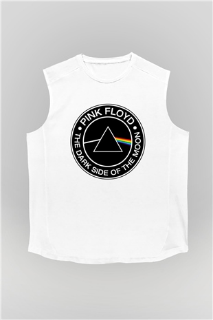 Pink Floyd Beyaz Unisex Kolsuz Tişört