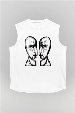 Pink Floyd Beyaz Unisex Kolsuz Tişört