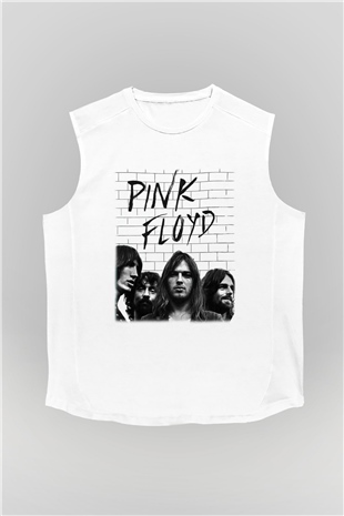 Pink Floyd Beyaz Unisex Kolsuz Tişört