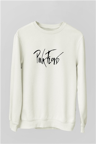 Pink Floyd Beyaz Unisex Sweatshirt