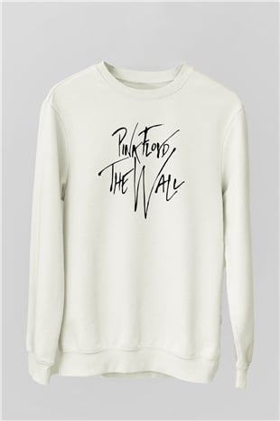 Pink Floyd Beyaz Unisex Sweatshirt