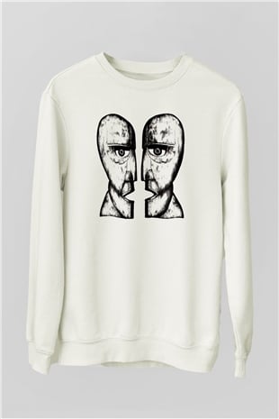 Pink Floyd Beyaz Unisex Sweatshirt