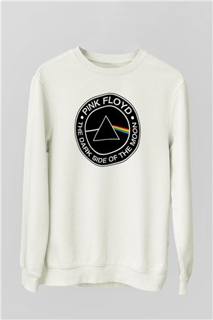 Pink Floyd Beyaz Unisex Sweatshirt