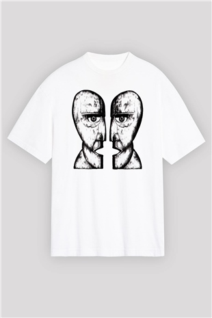 Pink Floyd Beyaz Oversize Tişört Oversize T-shirt - TişörtFabrikası