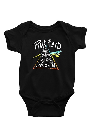 Pink Floyd Siyah Bebek Body - Zıbın