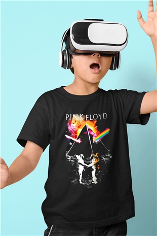 Pink Floyd Siyah Unisex Çocuk Tişört