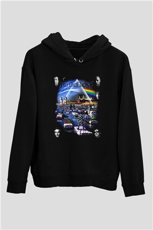 Pink Floyd Siyah Unisex Hoodie