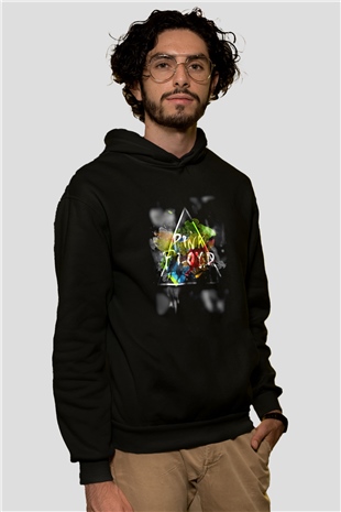 Pink Floyd Siyah Unisex Hoodie