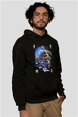 Pink Floyd Siyah Unisex Hoodie