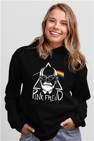 Pink Floyd Siyah Unisex Kapüşonlu Sweatshirt