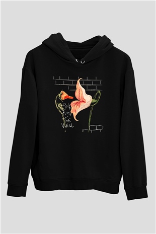 Pink Floyd Siyah Unisex Kapüşonlu Sweatshirt