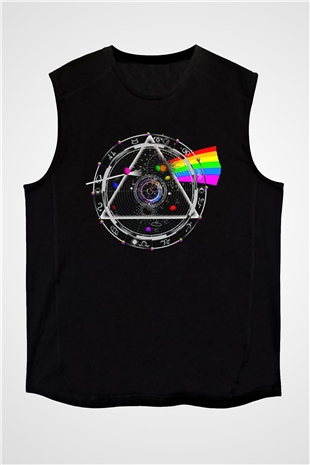 Pink Floyd Siyah Unisex Kolsuz Tişört
