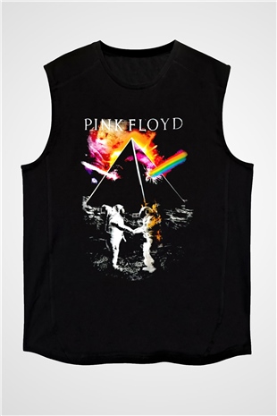 Pink Floyd Siyah Unisex Kolsuz Tişört