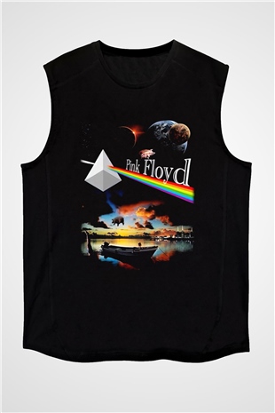 Pink Floyd Siyah Unisex Kolsuz Tişört