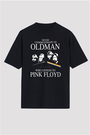 Pink Floyd Siyah Unisex Oversize Tişört T-Shirt