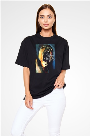 Pink Floyd Siyah Unisex Oversize Tişört T-Shirt