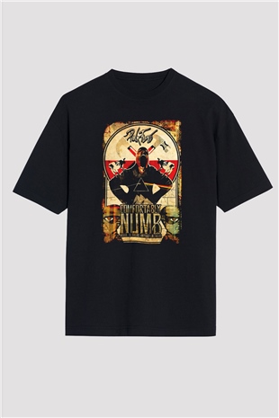 Pink Floyd Siyah Unisex Oversize Tişört T-Shirt