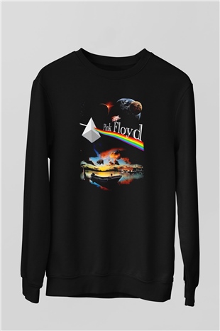 Pink Floyd Siyah Unisex Sweatshirt